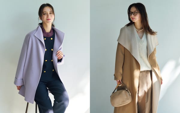 秋コートは着心地にフォーカス