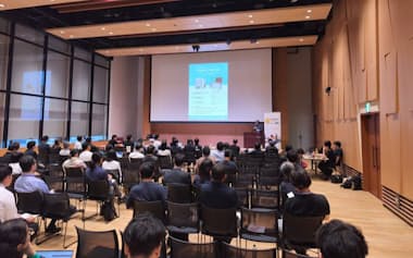 「Foodtech Venture Day NEO Vol.4ーメカ&デバイス×食農の未来」のスタートアップピッチの様子