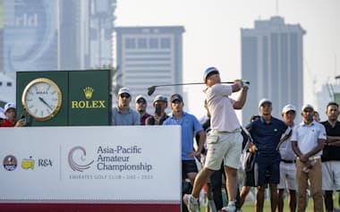 単独首位で出た最終日、長崎大星はプレーオフで惜敗=大会提供