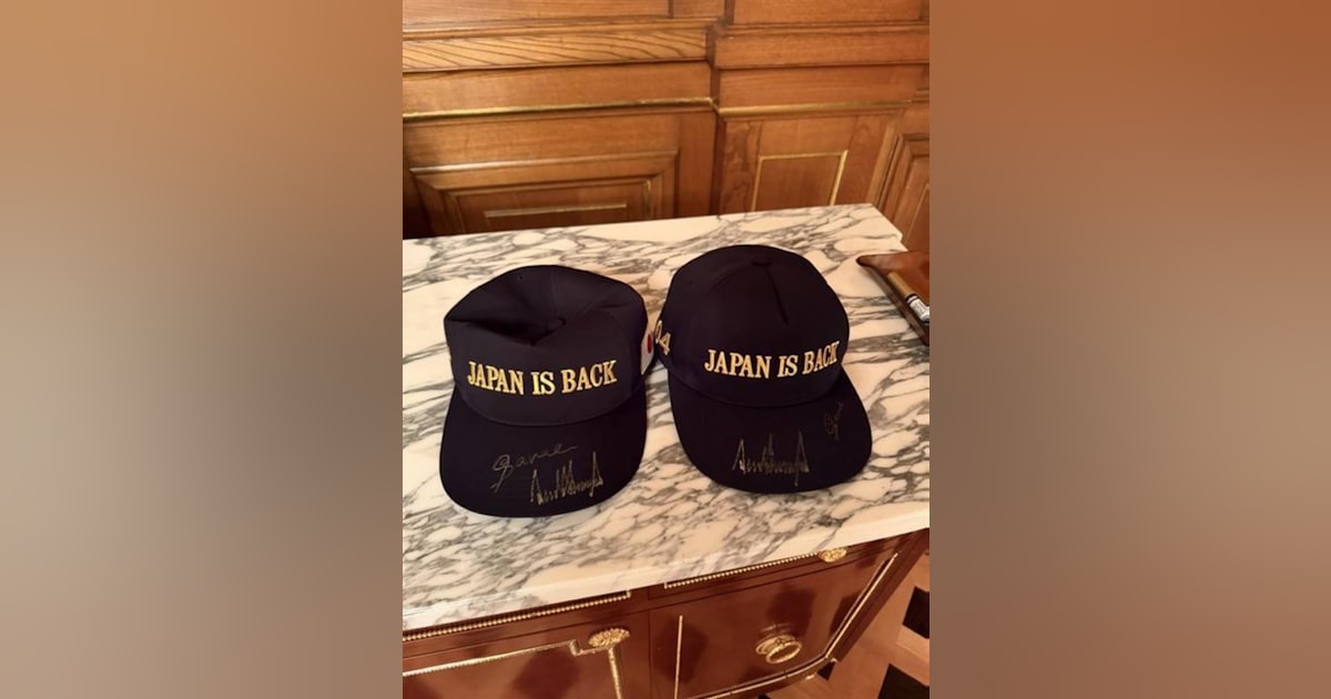 高市早苗首相、「JAPAN IS BACK」の帽子をトランプ氏に贈呈 - 日本経済新聞