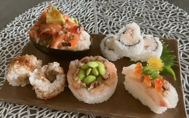 いぶりがっこをつかったメニューの例(たからぼプロデュース提供)