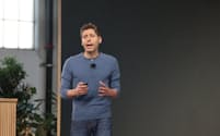 オープンAIのサム・アルトマンCEO(6日、米サンフランシスコ)