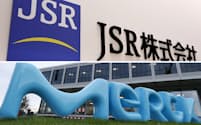 半導体材料大手のJSRは、メルクから買収の意向を受けていた=ロイター