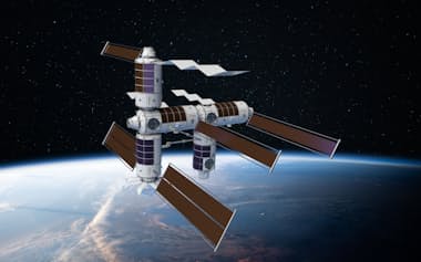 米アクシオムが計画する宇宙ステーション=同社提供