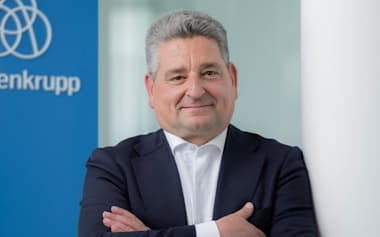 独ティッセン・クルップのミゲル・ロペス社長(写真は同社提供)