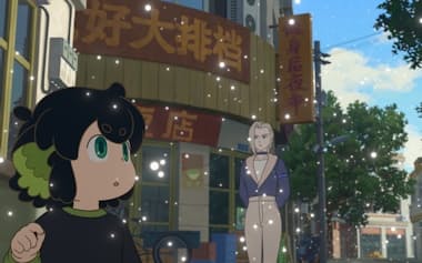 師匠・ムゲンと離れ、姉弟子・ルーイエ(右)と行動を共にするシャオヘイ