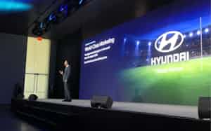 現代自動車が米国で開いた事業説明会(9月) 現代自動車が米国で開いた事業説明会(9月)