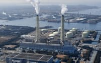 JERAの袖ケ浦火力発電所(千葉県袖ケ浦市)