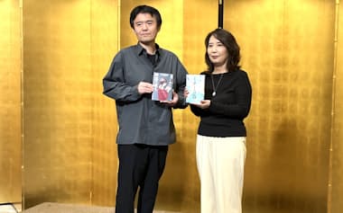第16回山田風太郎賞に決まった大門剛明氏㊧と遠田潤子氏