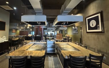 取得した鉄板焼きレストラン『HIBACHI STEAK HOUSE』(米カリフォルニア州)