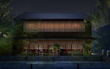 祇園白川に開業する米ハイアットの割烹料理店(イメージ)