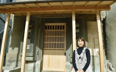 渡辺社長は「古き良きまちの風景を残したい」と話す(6日、沼津市)