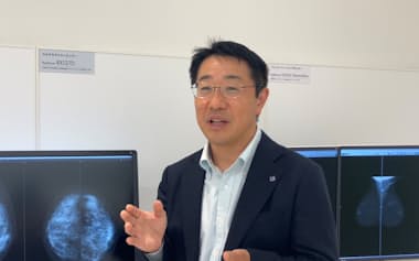 恵比寿社長は「国内では人手不足を受け、遠隔監視用のモニター需要が増えている」と話す