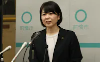 前橋市の小川晶市長(2025年11月7日、前橋市役所)