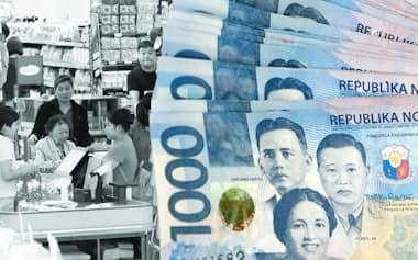 フィリピンで投資家心理が冷え込んでいる=NIKKEI montage/ロイター