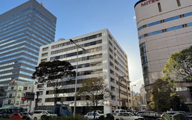 大和ハウス工業は写真中央の「SS.仙台ビル」を解体し、プリンスホテルが入るビルを建てる(11日、仙台市)