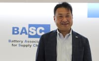 電池サプライチェーン協議会(BASC)の只信一生会長代行