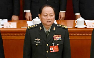 全人代の開幕式に出席した張又俠氏(2024年3月、北京市の人民大会堂)