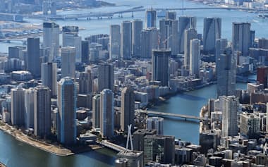 都心中心部のマンション価格は上昇が続いている