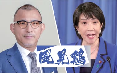高市首相は市川氏㊧を外交・安保政策の代理人に指名した