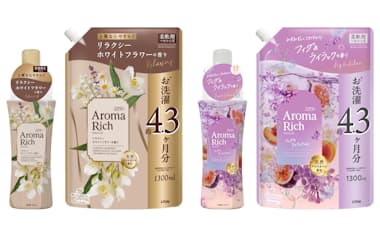 癒やしなどをテーマにした「ソフラン アロマリッチ」