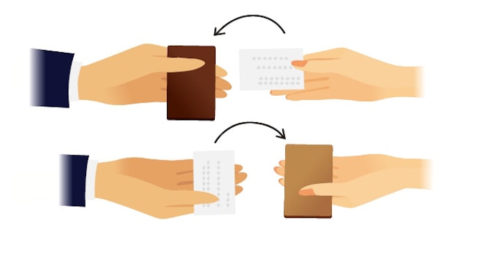 意外に知らない 名刺交換 のポイント 日本経済新聞 意外に知らない 名刺交換 のポイント 日本経済新聞