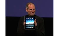iPad発表会でのスティーブ・ジョブズ氏