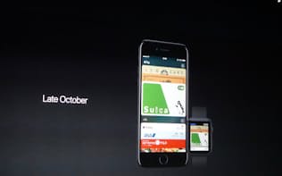 アップルは発表会の中で「Suica対応」に言及。グローバルでの発表にこだわるアップルが、日本という一つの国のためのサービスに時間を割いて言及するのは異例のことだ