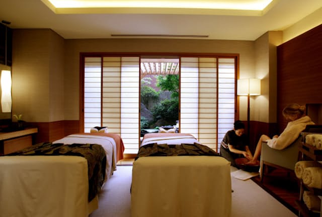 自然を感じながらくつろいだ時間を過ごせるホテル椿山荘東京の「悠 YU，THE　SPA」（同ホテル提供）