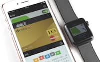 リアル店舗では、iPhone 7 / 7 PlusやApple Watch Series 2でApple Payを使える