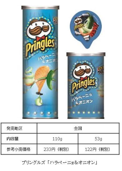 日本ケロッグ プリングルズ ハラペーニョ オニオン を発売 日本経済新聞