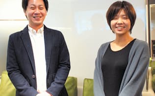 営業サポート部の櫻田牧子氏（右）と石川暁次長