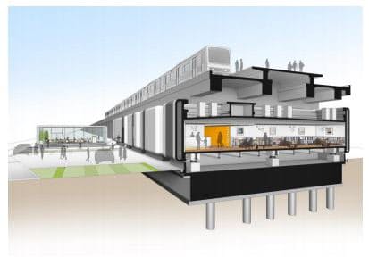 竹中工務店 高架下空間を有効活用できる クワイセントカプセル を積極展開へ 日本経済新聞