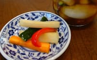 小泉さんが毎食食べているスティック野菜の甘酢漬け