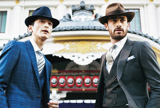 粋な仕事人の着流し服 男前 江戸っ子 スーツ姿 Nikkei Style 粋な仕事人の着流し服 男前 江戸っ子 スーツ姿 Nikkei Style