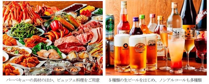 ホテル日航成田 食べ放題 飲み放題のガーデンバーベキュー 真夏のbbq Beer Land を開催 日本経済新聞
