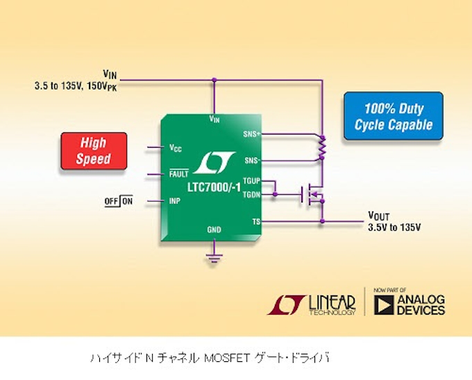 アナログ デバイセズ 高速ハイサイド Nチャネル Mosfetドライバ Ltc7000 1 を販売 日本経済新聞 アナログ デバイセズ 高速ハイサイド Nチャネル Mosfetドライバ Ltc7000 1 を販売 日本経済新聞
