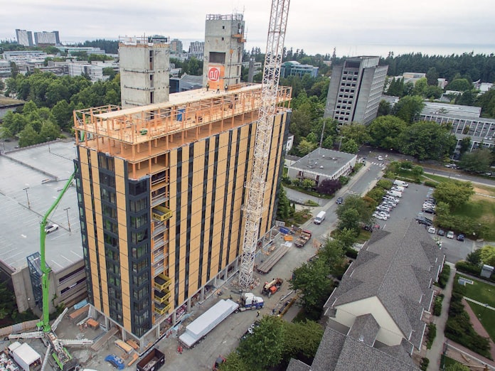 高さ世界一 日本の先行くカナダ18階高層木造 日本経済新聞