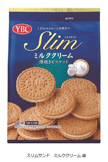 ヤマザキビスケット こだわりのクリームを味わう薄焼きビスケット スリムサンド ミルククリーム など発売 日本経済新聞
