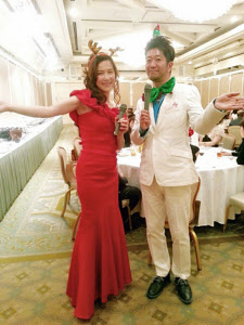 矢加部さんが運営する結婚相談所のクリスマスパーティー
