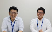 人事部労務グループシニア・チーム・マネジャーの青木勝彦さん（左）と伊藤祐樹さん（右）