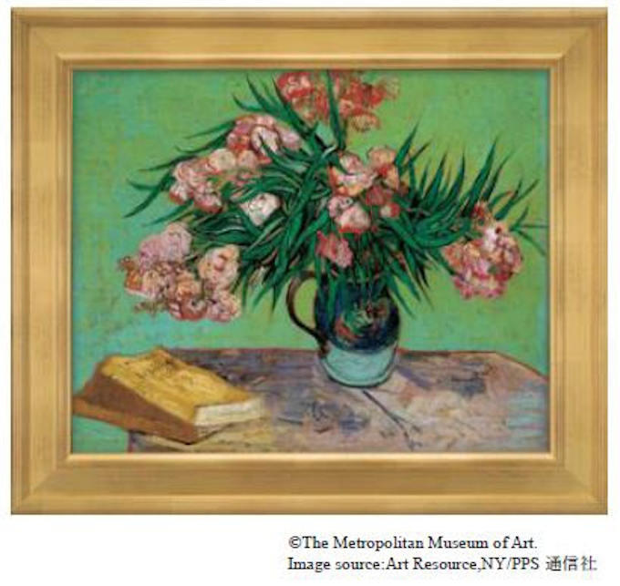 共同印刷 ゴッホの 夾竹桃 きょうちくとう の複製画を限定0部発売 日本経済新聞