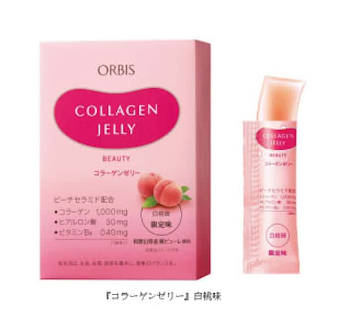 オルビス スティックタイプのゼリー コラーゲンゼリー 白桃味を数量限定発売 日本経済新聞