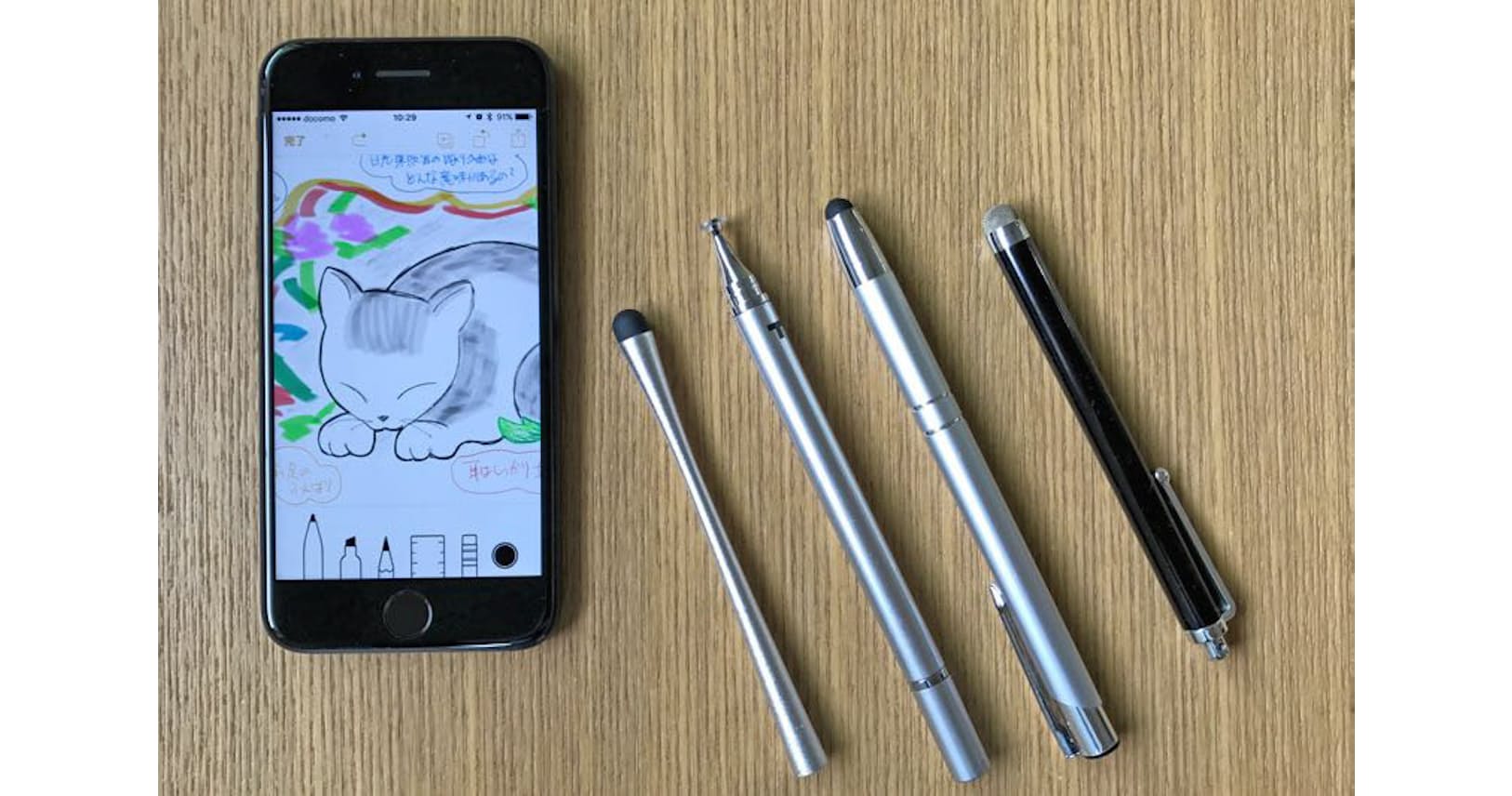 ペン先見やすいディスク型も 100均タッチペンが進化 Nikkei Style