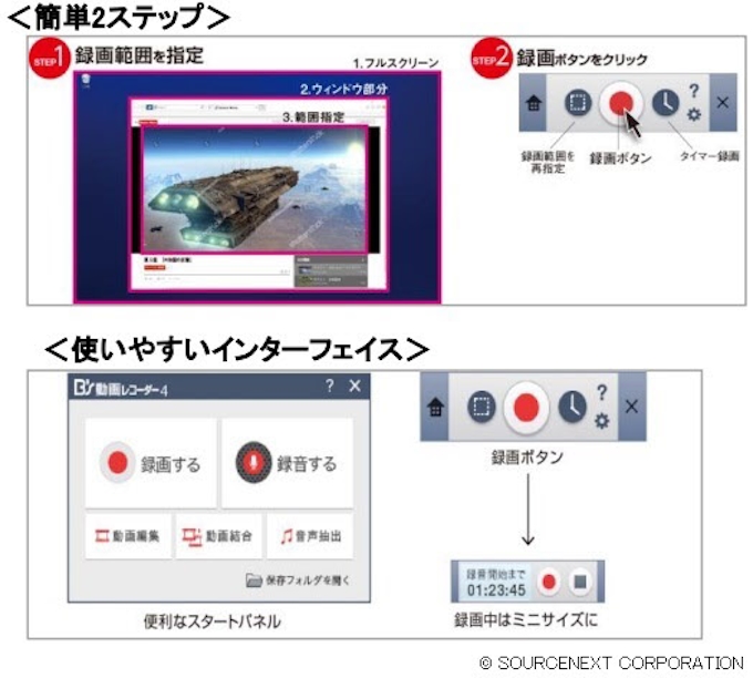 ソースネクスト Web上の動画を簡単に録画できるソフト B S 動画レコーダー 4 シリーズを発売 日本経済新聞