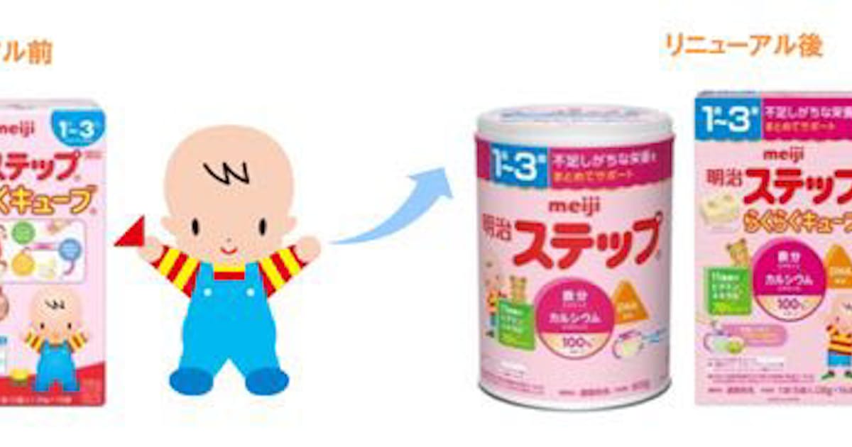 明治 明治ステップ 明治ステップ らくらくキューブ をリニューアル発売 日本経済新聞 明治 明治ステップ 明治ステップ らくらくキューブ をリニューアル発売 日本経済新聞