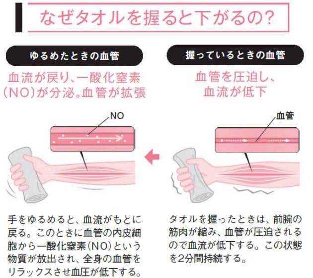タオルを握れば血圧下がる 1日10分 週に3回 Nikkei Style