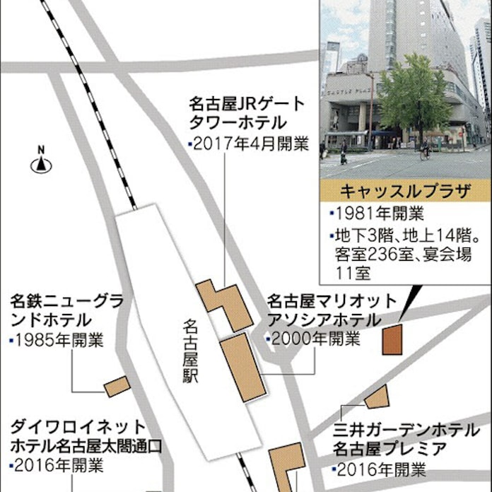 名駅周辺ホテルが 世代交代 キャッスルプラザ閉鎖へ 日本経済新聞 名駅周辺ホテルが 世代交代 キャッスルプラザ閉鎖へ 日本経済新聞