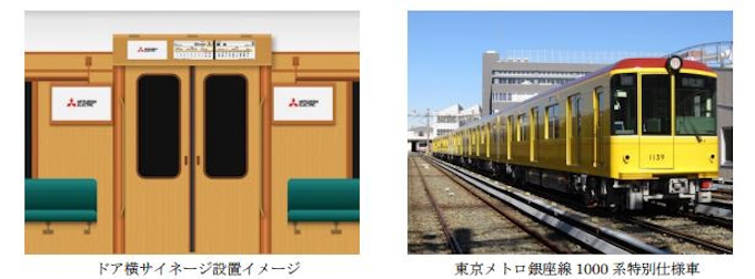 三菱電機 トレインビジョン新型表示器が東京メトロ銀座線1000系特別仕様車に採用 日本経済新聞