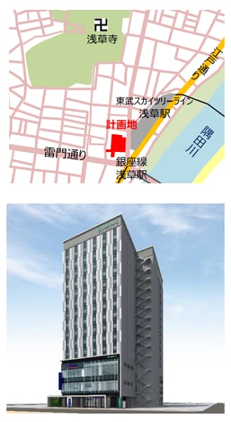 東武ホテルマネジメント 仮称 浅草東武ホテル でホテル営業に関する賃貸借予約契約を締結 日本経済新聞